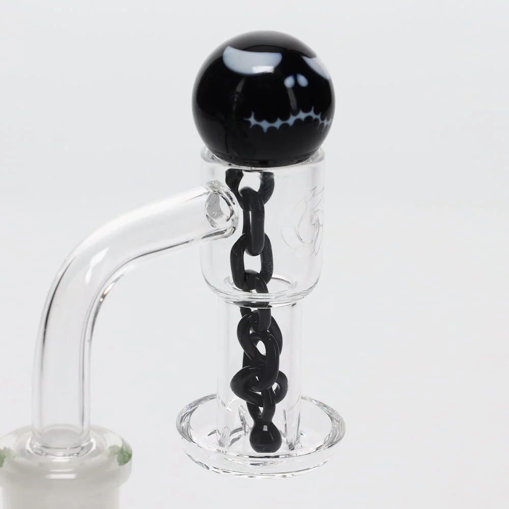 Lil Bear Glass Black Nitemare Ball and Chain Set - Image 2
