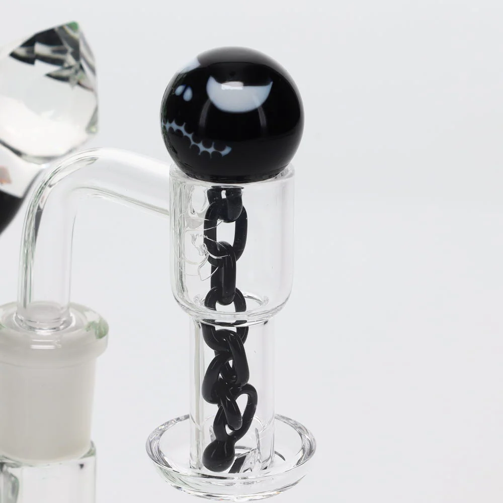 Lil Bear Glass Black Nitemare Ball and Chain Set - Image 4