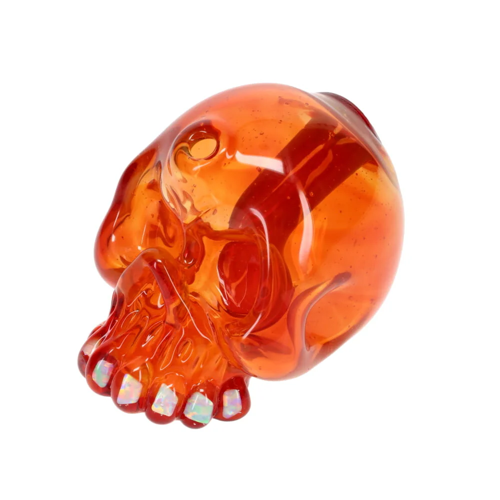 Carsten Carlile Glass Orange Skull Rig - Image 2