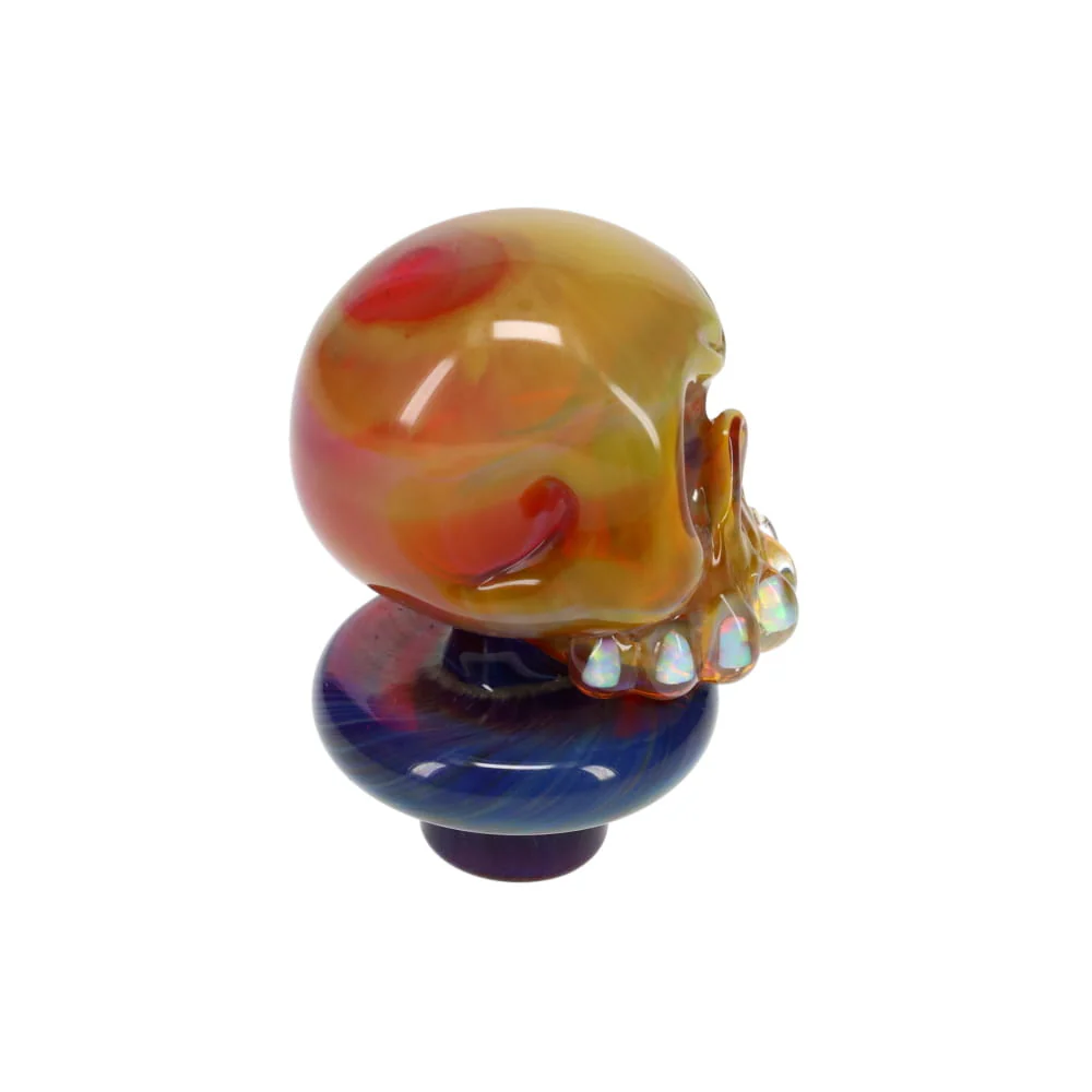 Carsten Carlile Glass Skull Carb Cap - Amber - Image 7