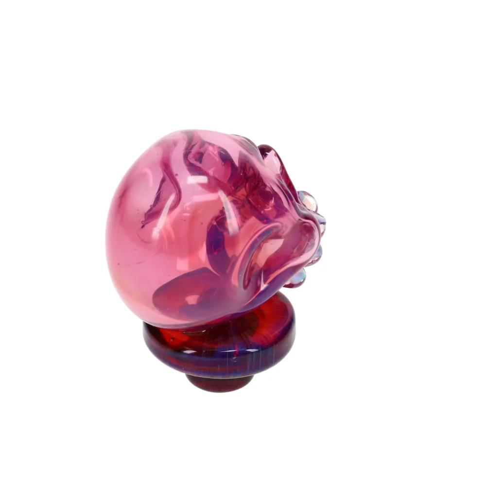 Carsten Carlile Glass Skull Carb Cap - Royal Jelly - Image 6