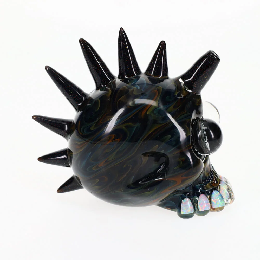 Carsten Carlile Glass X Jakers Glass Fumed Skull - Image 2
