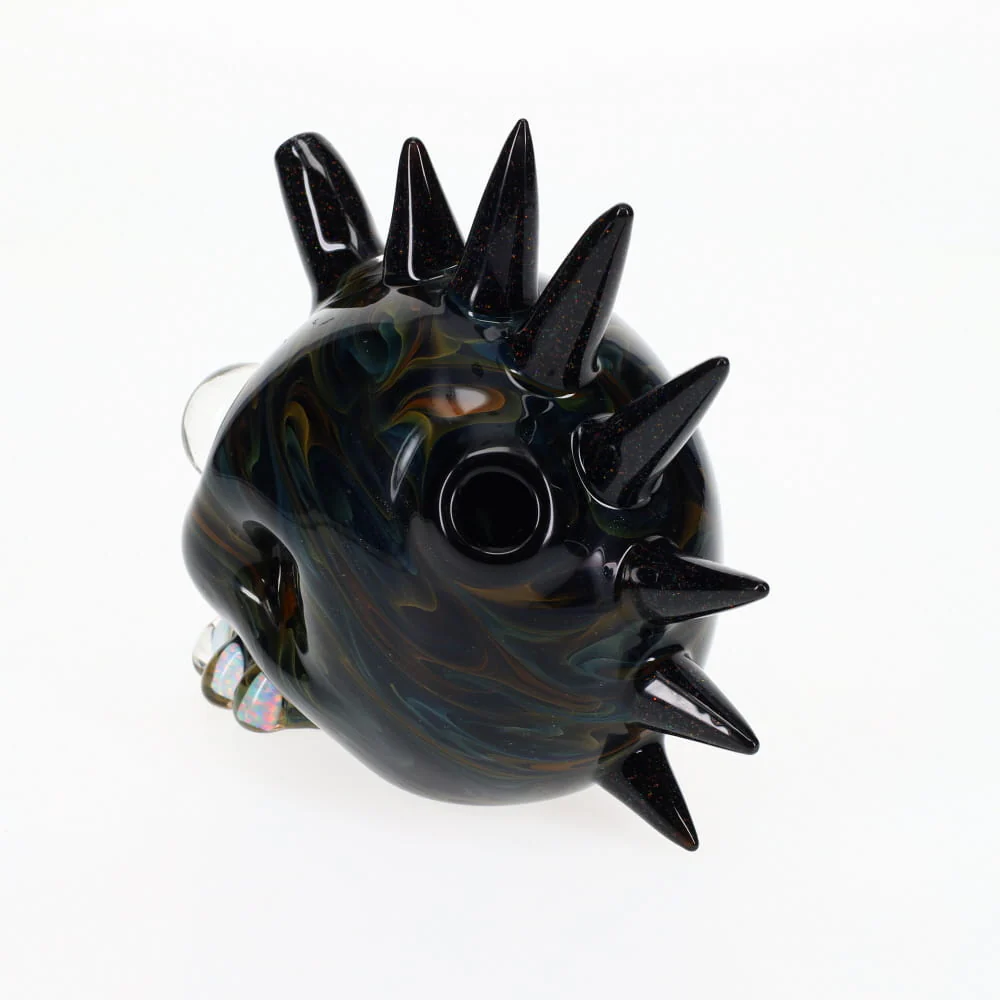 Carsten Carlile Glass X Jakers Glass Fumed Skull - Image 4