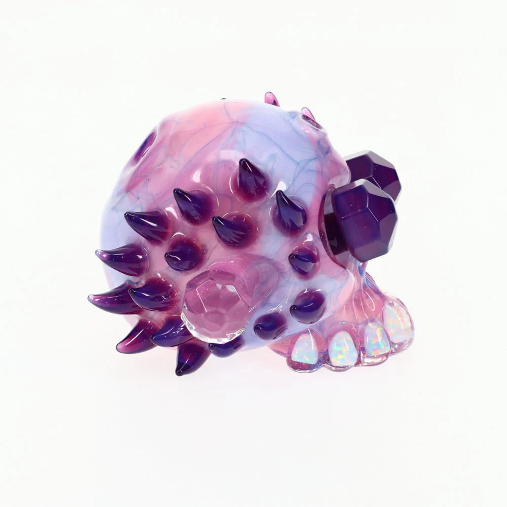 Carsten Carlile Glass X Scomomoanet Glass Pink Skull - Image 2