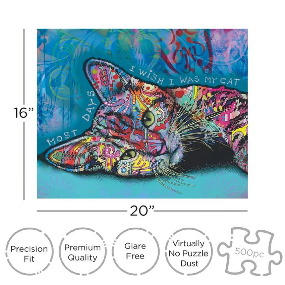 Cat Jigsaw Puzzle - 500 Piece - Image 2