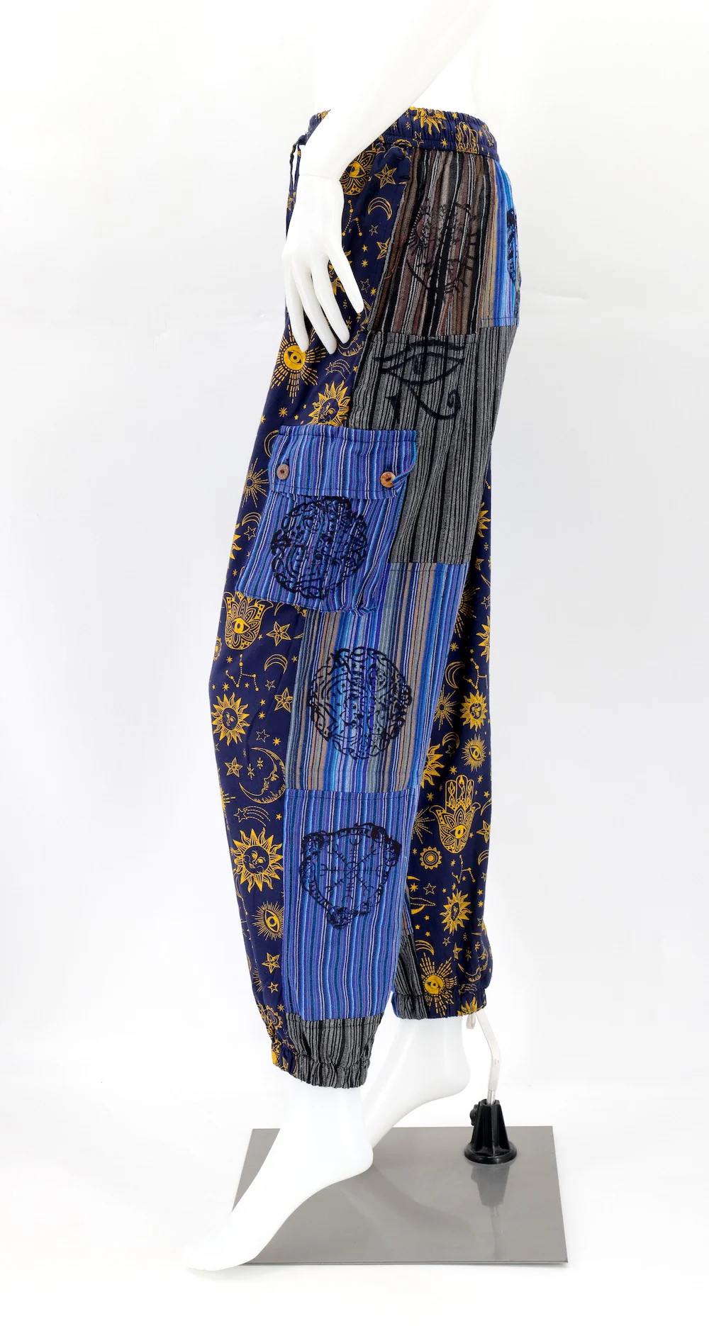 Celestial Patchwork Harem Pants - Image 3