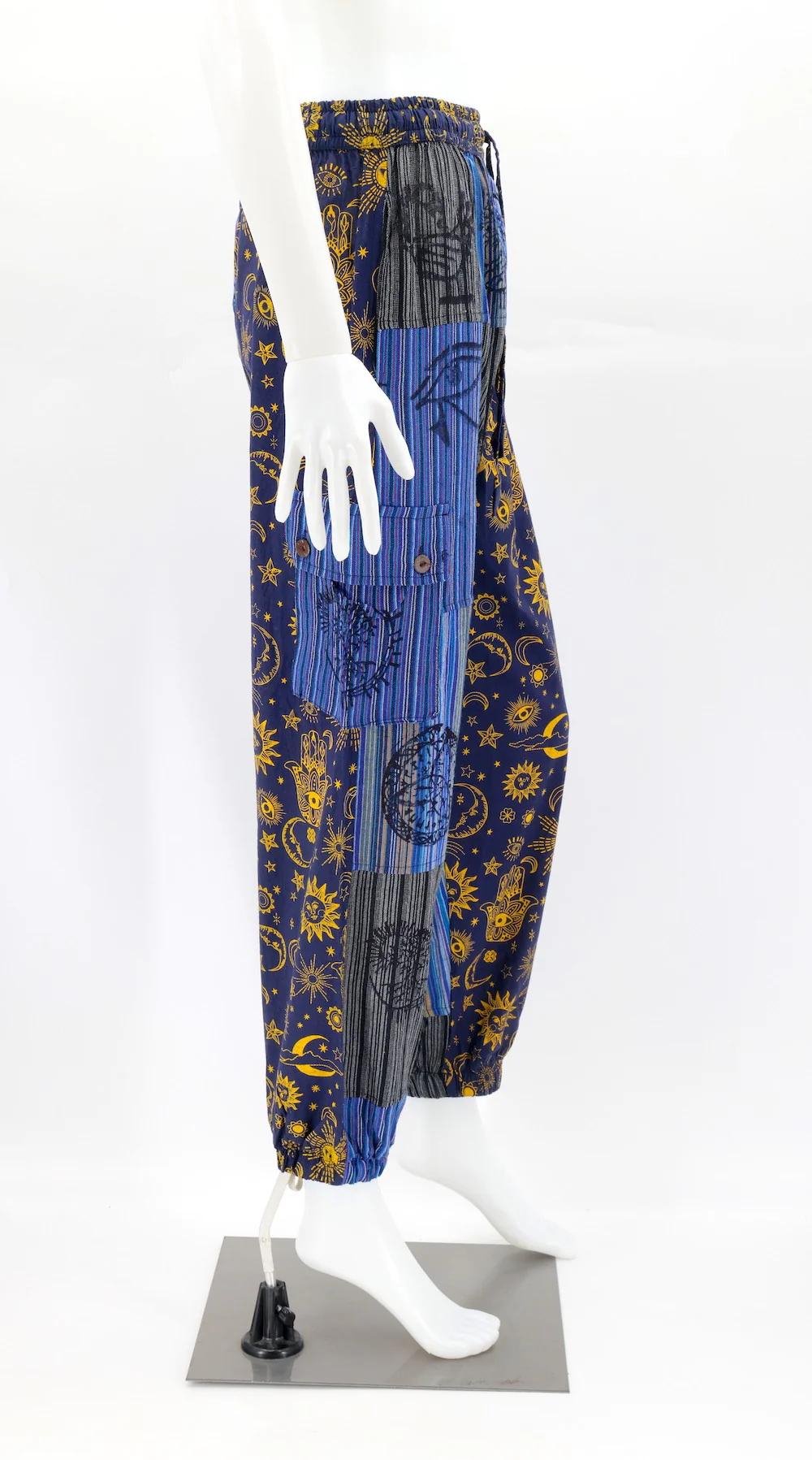 Celestial Patchwork Harem Pants - Image 4