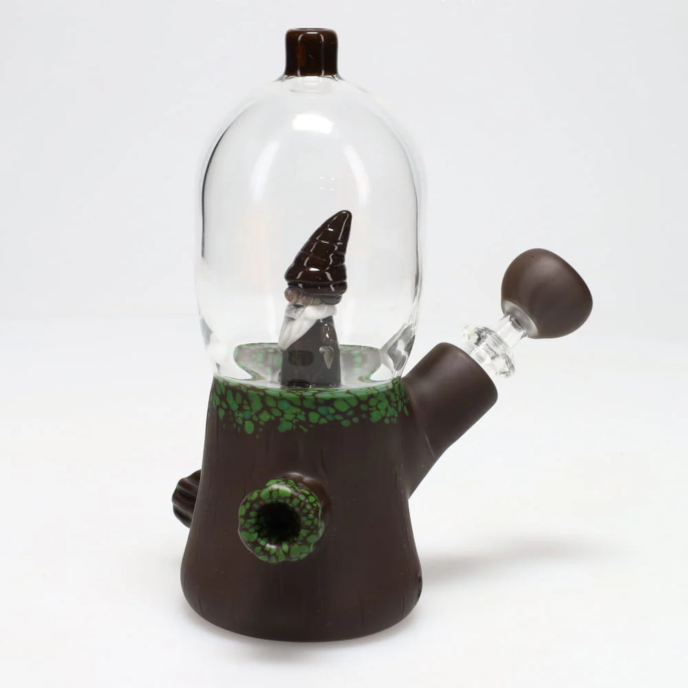 Chad G Glass Dome Brown Wizard Water Pipe - Image 2