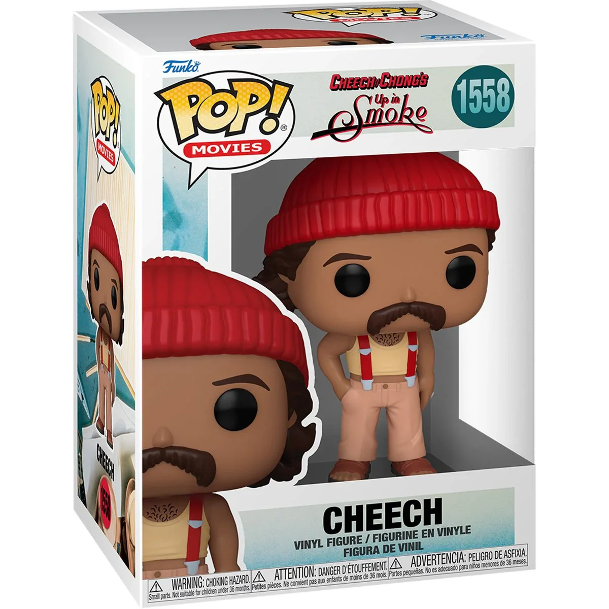 Cheech and Chong: Up in Smoke Cheech Funko Pop! Vinyl Figure #1558 - Image 2