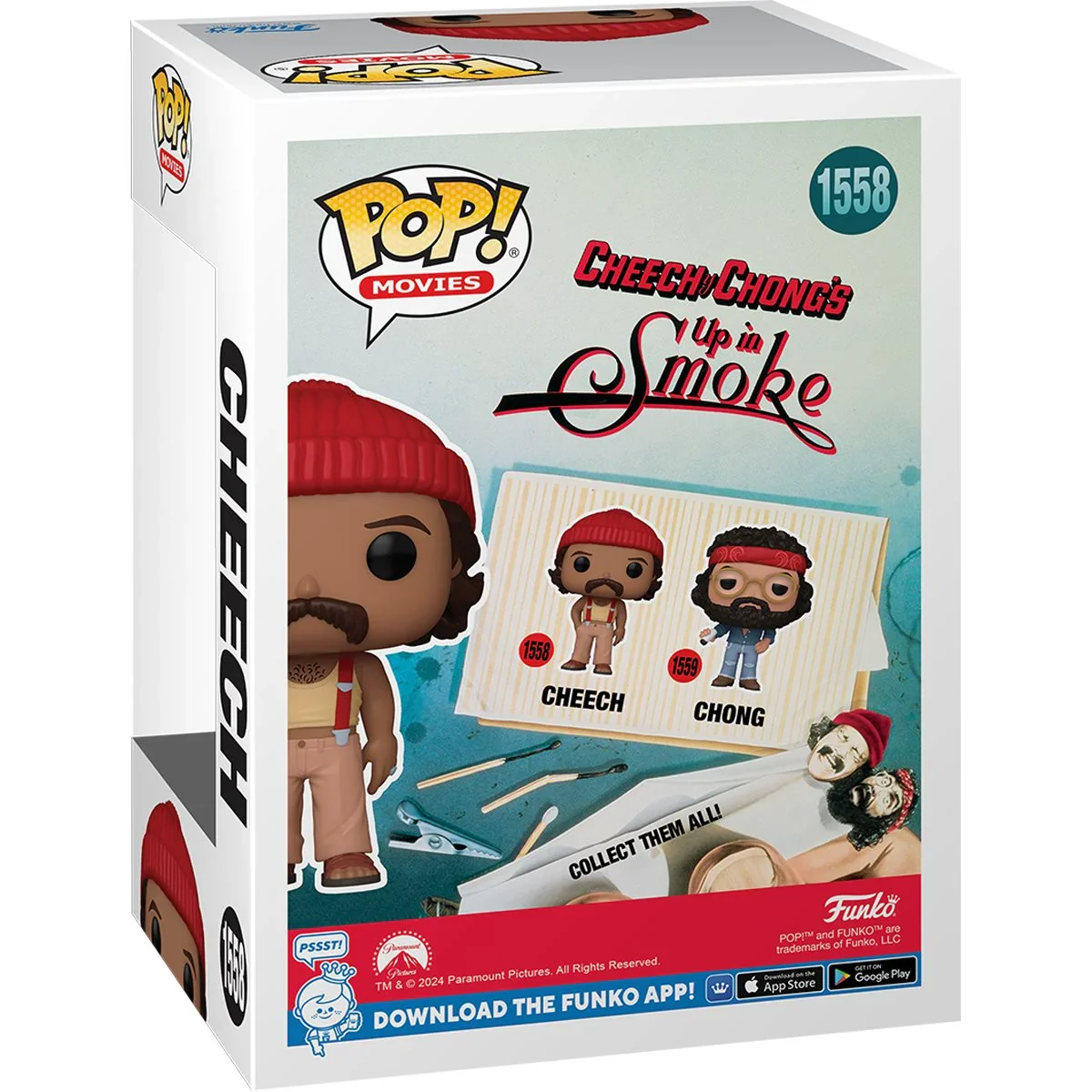 Cheech and Chong: Up in Smoke Cheech Funko Pop! Vinyl Figure #1558 - Image 3