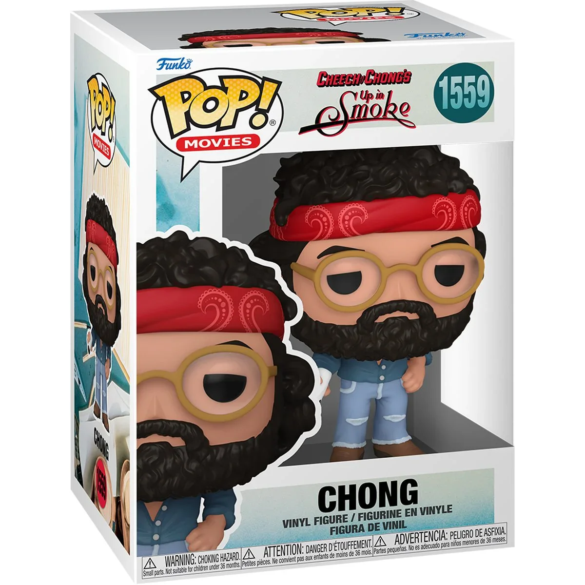 Cheech and Chong: Up in Smoke Chong Funko Pop! Vinyl Figure #1559 - Image 2