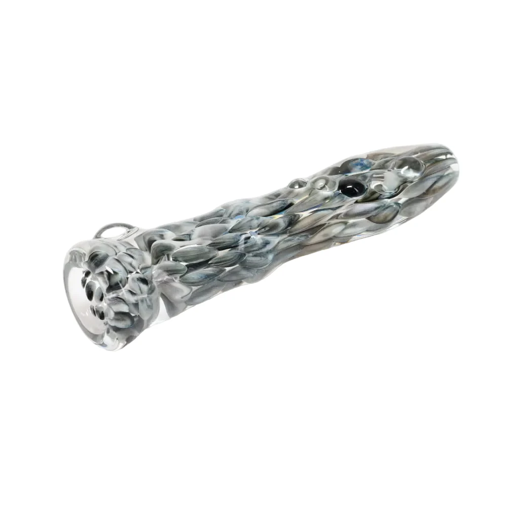 Rotational Science Glass Black and White Dot Onie