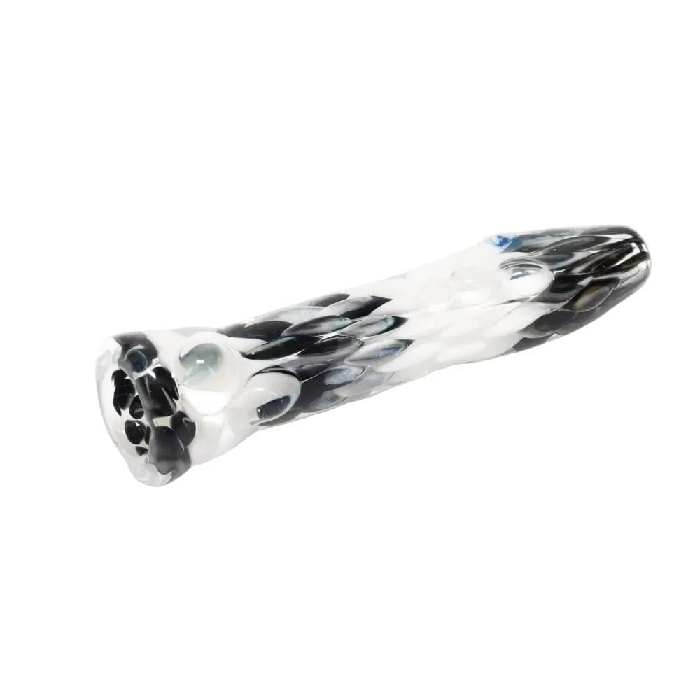 Rotational Science Glass Black and White Dot Onie - Image 3