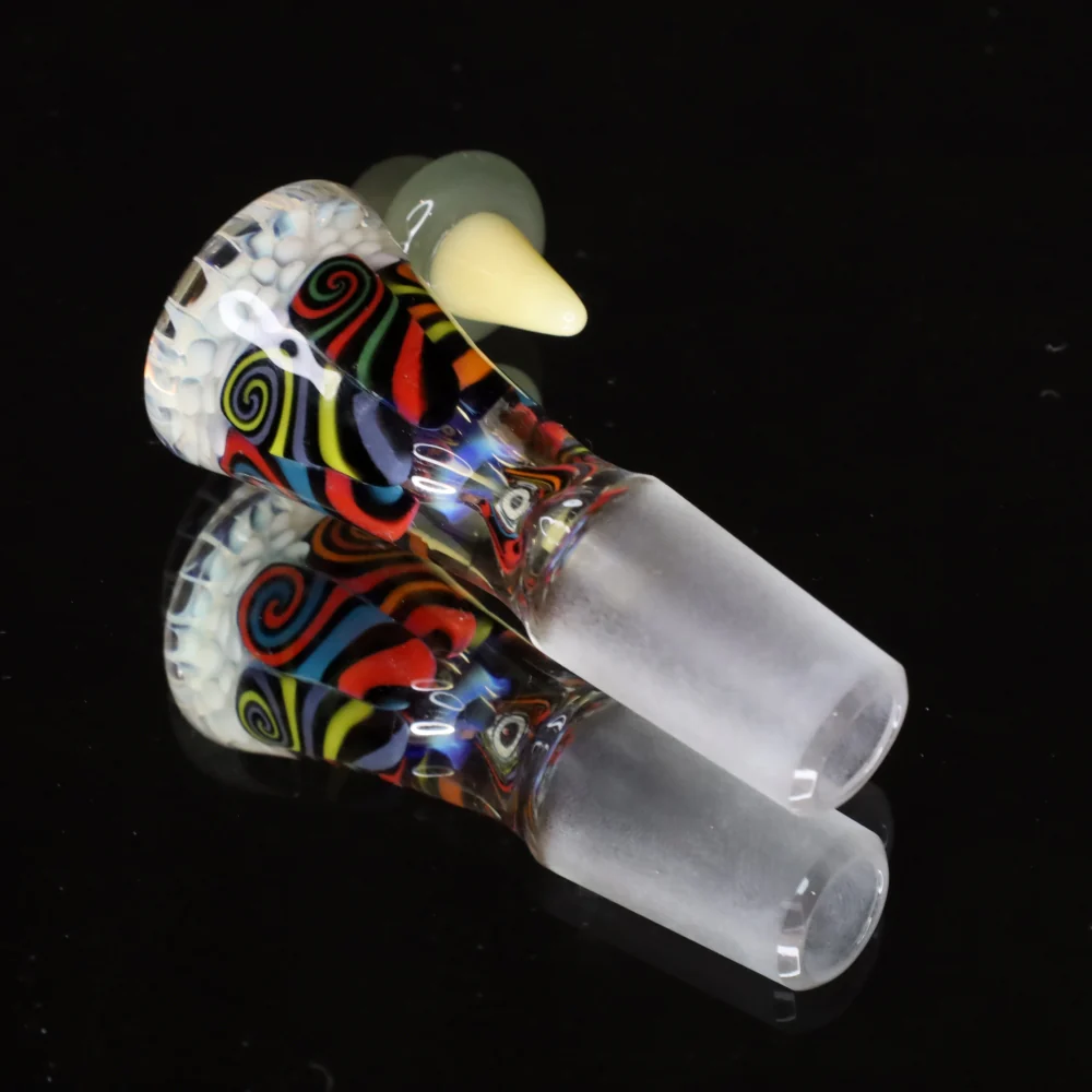 Chunk Glass Thumbprint 14mm Slide - Image 3