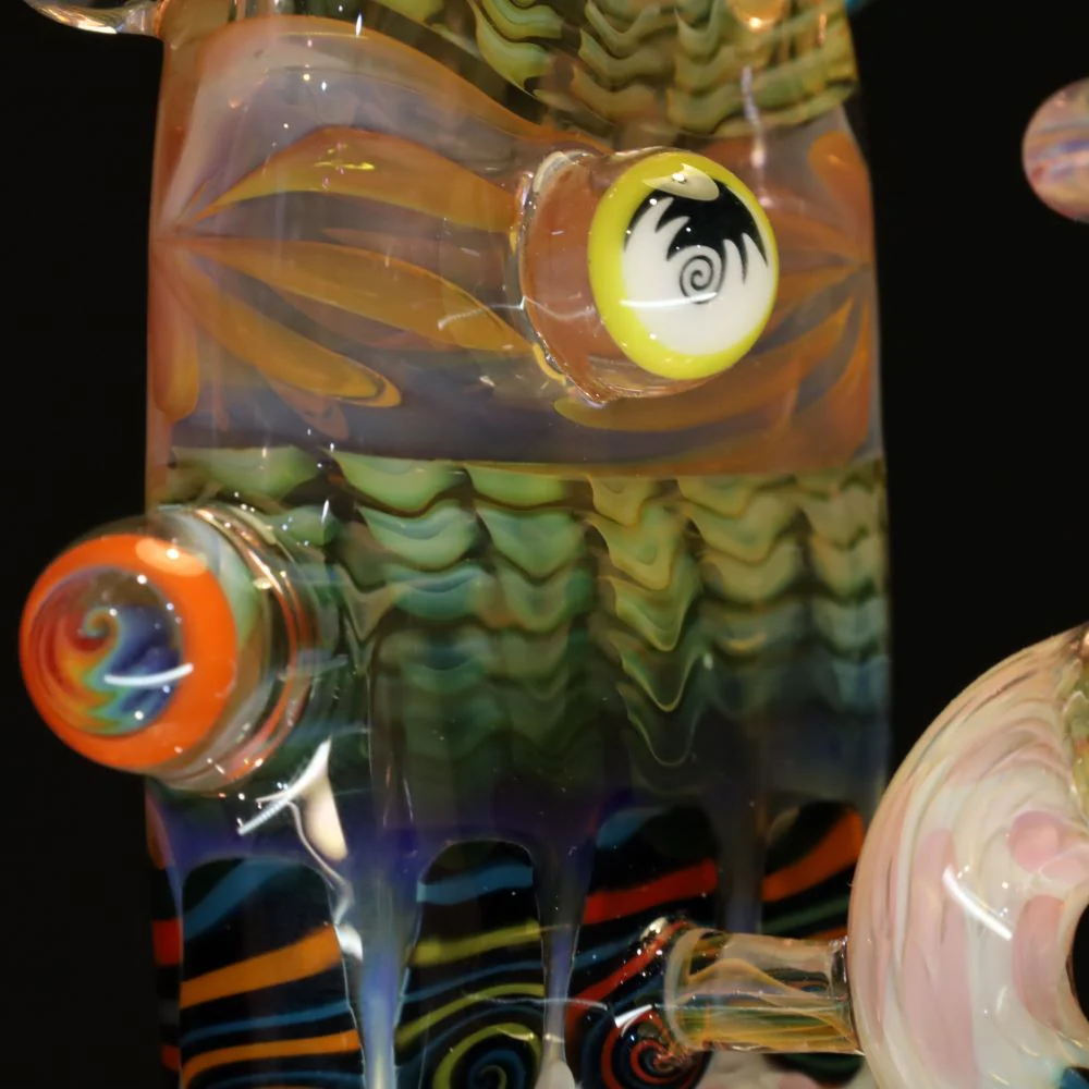 Chunk Glass X Gato Glass Fannypack Recycler Collab - Image 10