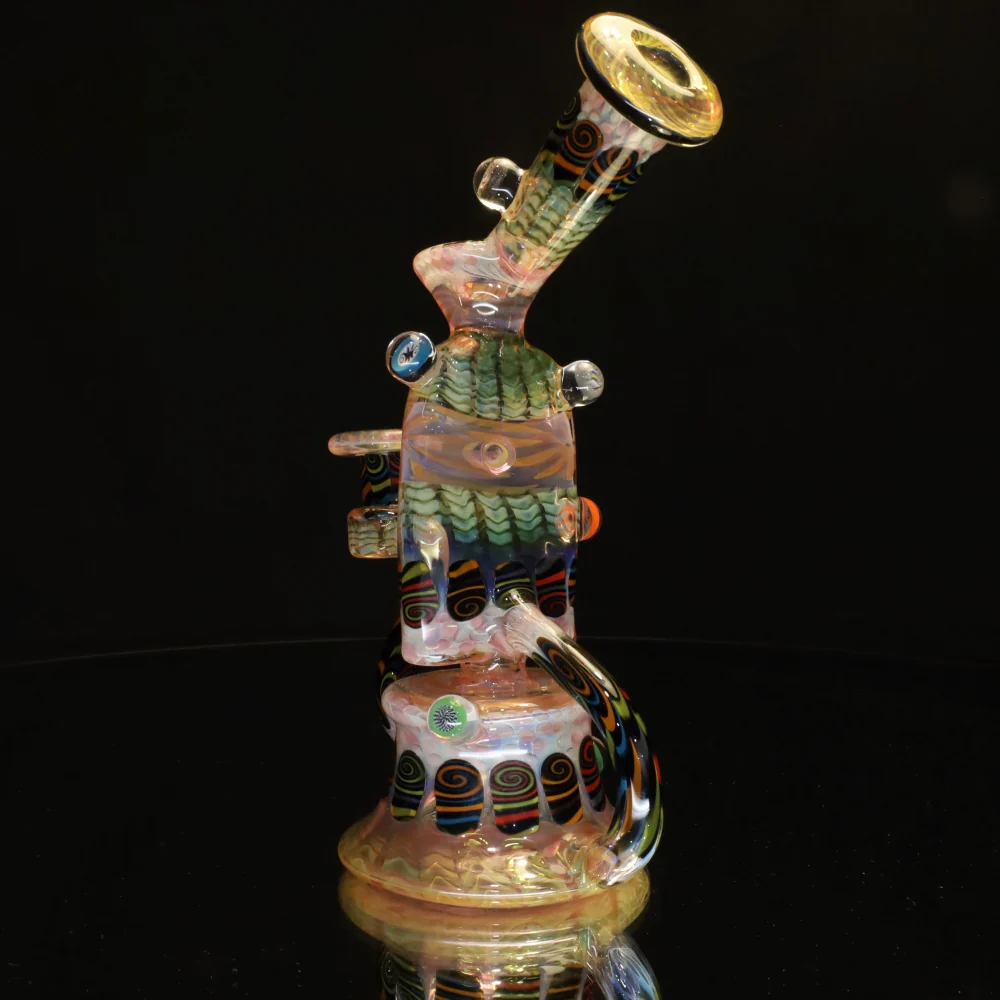 Chunk Glass X Gato Glass Fannypack Recycler Collab - Image 4