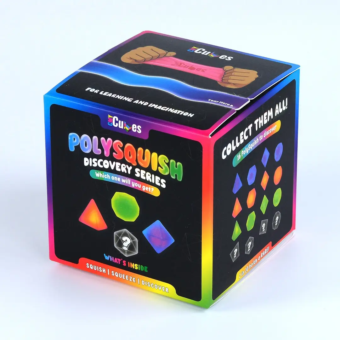 CMY Cubes The PolySquish Discovery Series Blind Box