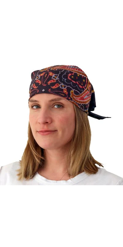 Coral Paisley Bandana - Image 2