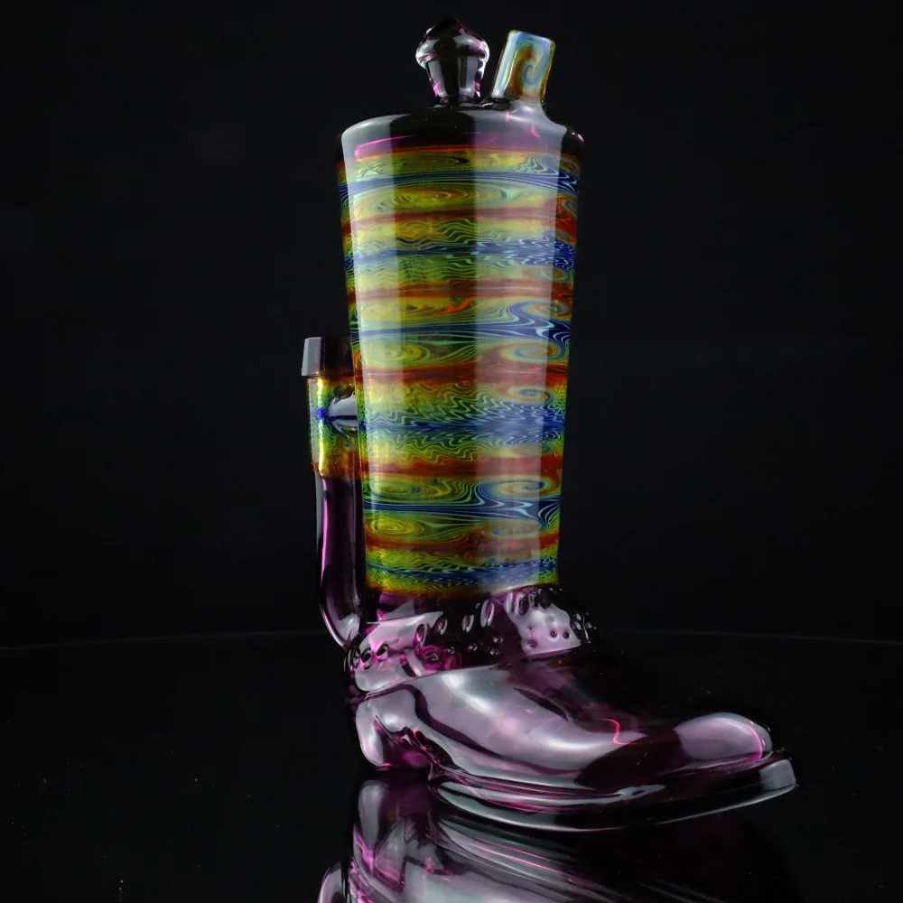 Cowboy Glass X Rad Glass Boot Bubbler - Image 5