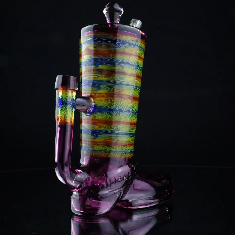 Cowboy Glass X Rad Glass Boot Bubbler - Image 6