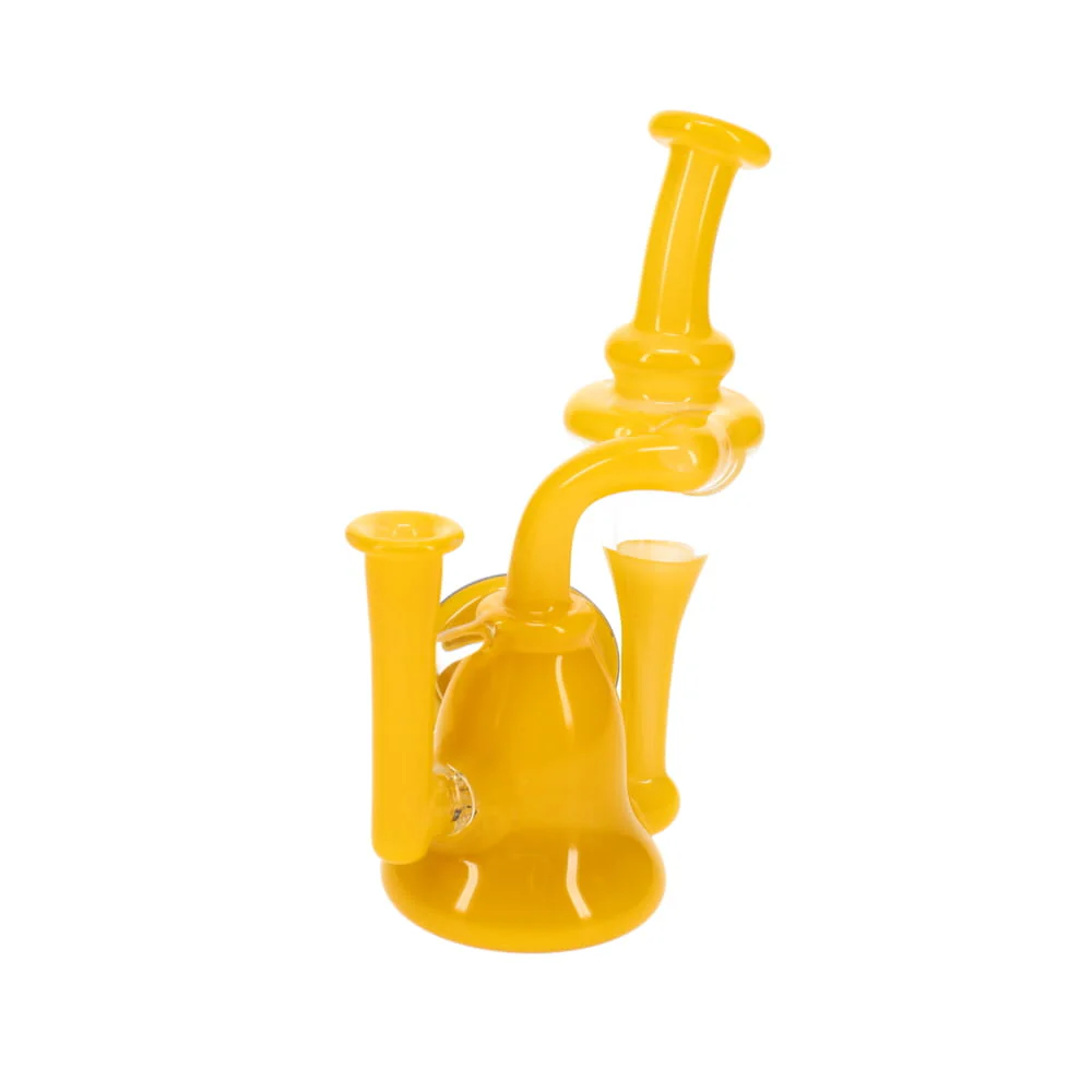 Cristo Backpack Recycler Rig - Yellow with Rainbow Disc - Image 3