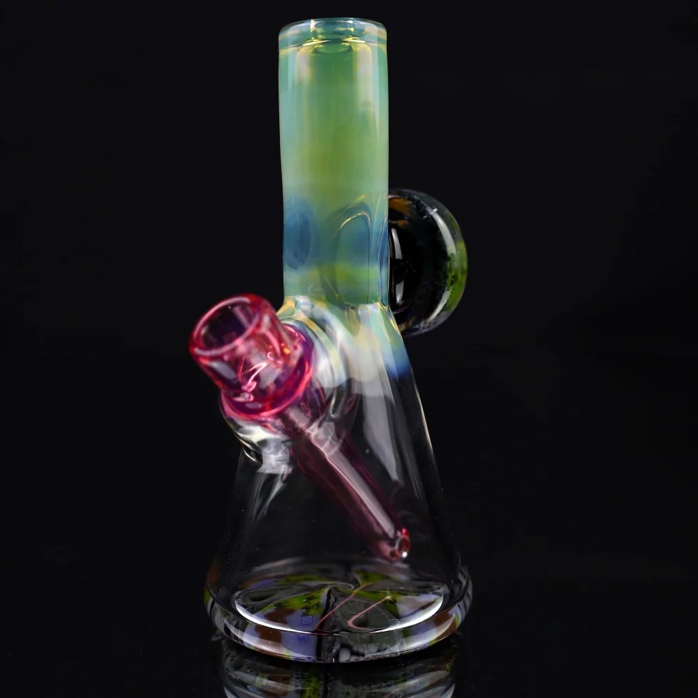 Crunk Glass Green Fume Tiny Beaker - Image 3