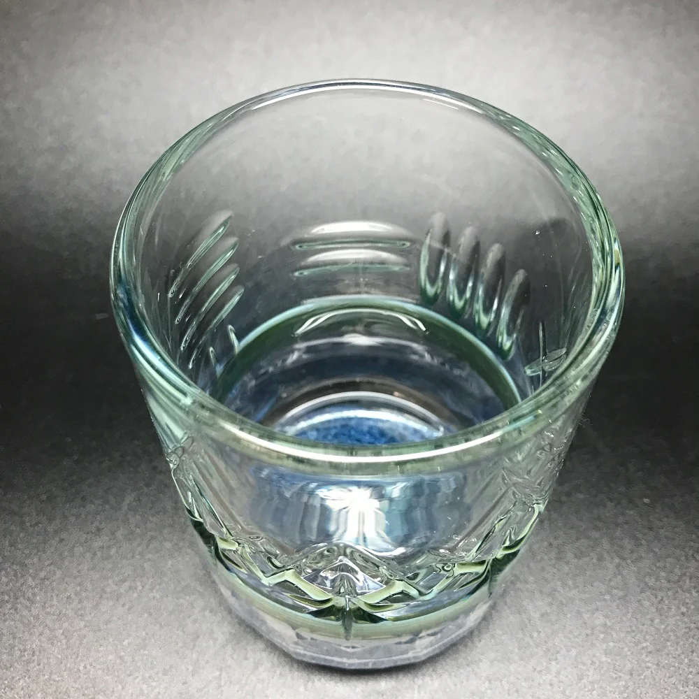 Rotational Science Hand Carved Swirl Wrapped Cocktail Glass / #5 - Image 2