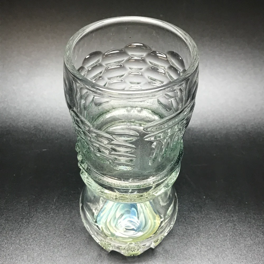 Rotational Science Hand Carved Double Maria Frit Drinking Glass / #8 - Image 2