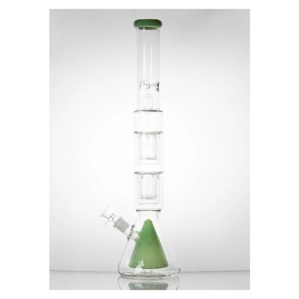 Dual Inverted Showerhead with Pyramid Perc Water Pipe - Image 3