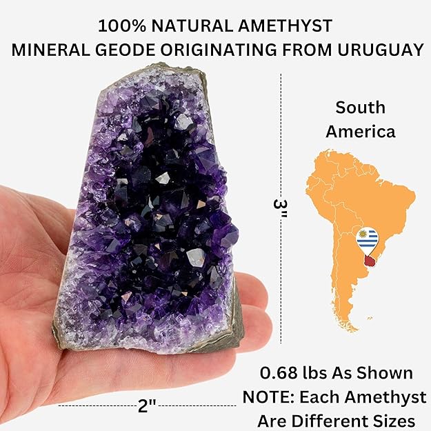 TRUENERGY Natural Amethyst Crystal Cluster - Image 4