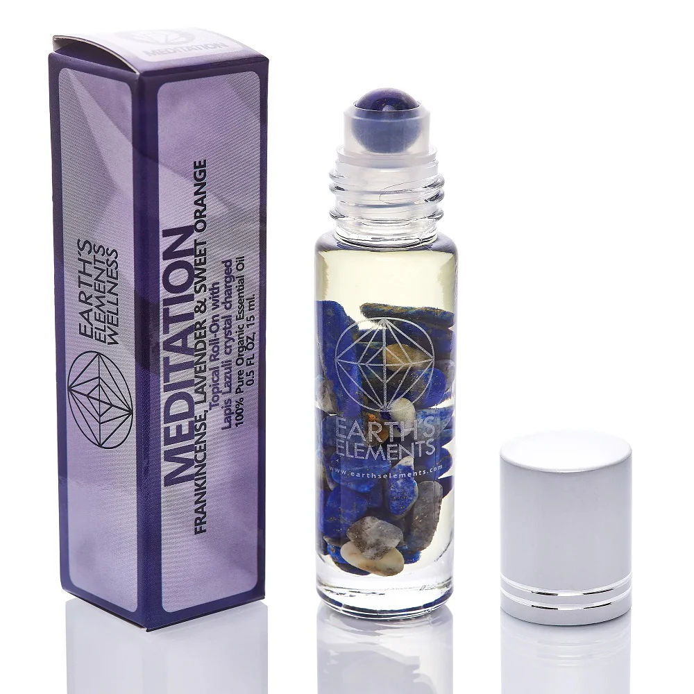 Earth’s Elements Meditation Crystal Roll On Oil