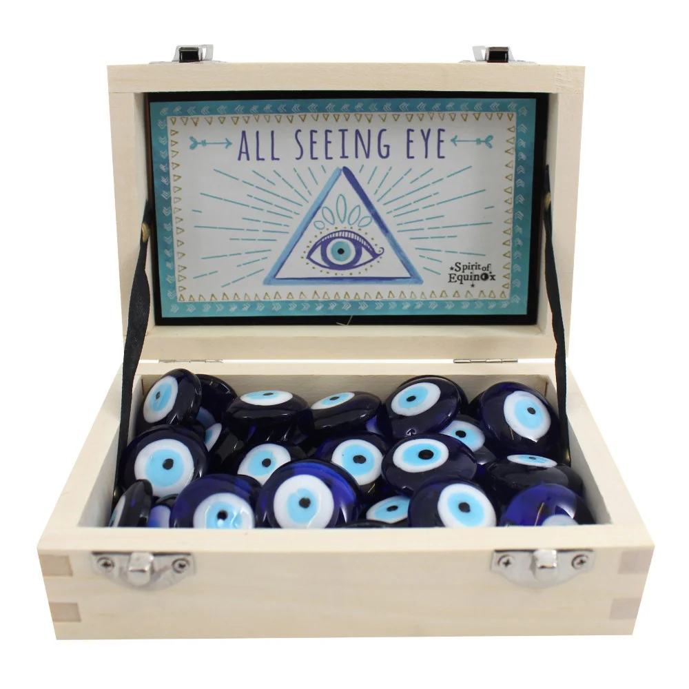 Evil Eye Glass Token