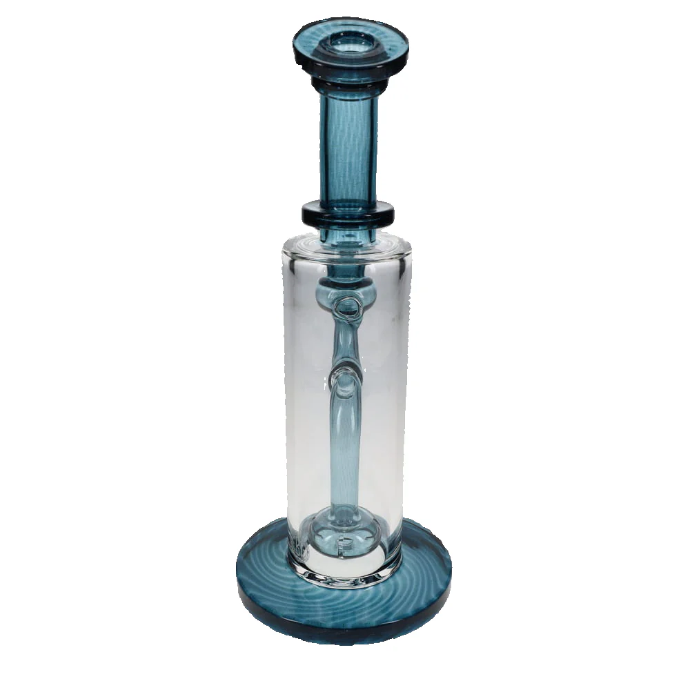 Fat Boy Glass Color Straight Rig - Blue Stardust - Image 2