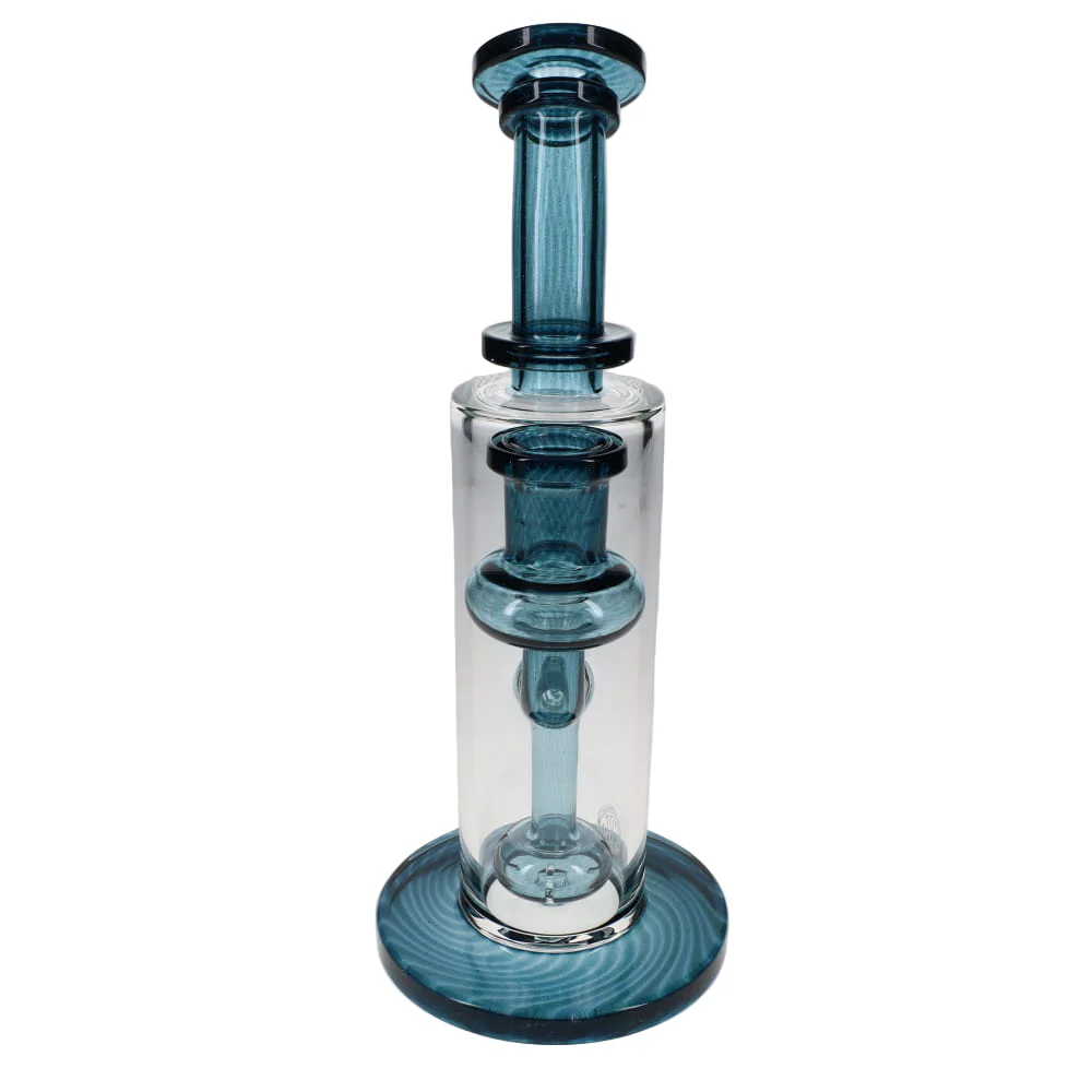 Fat Boy Glass Color Straight Rig - Blue Stardust - Image 4
