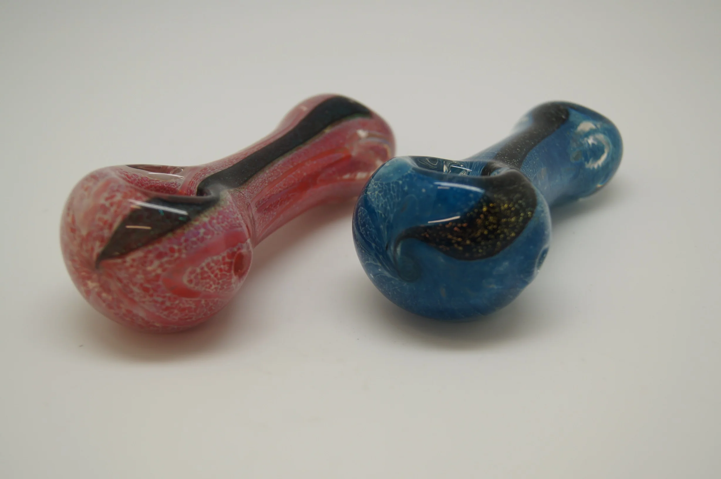 Frit Ghost Fume Dichro Stripe Pipe - Image 2
