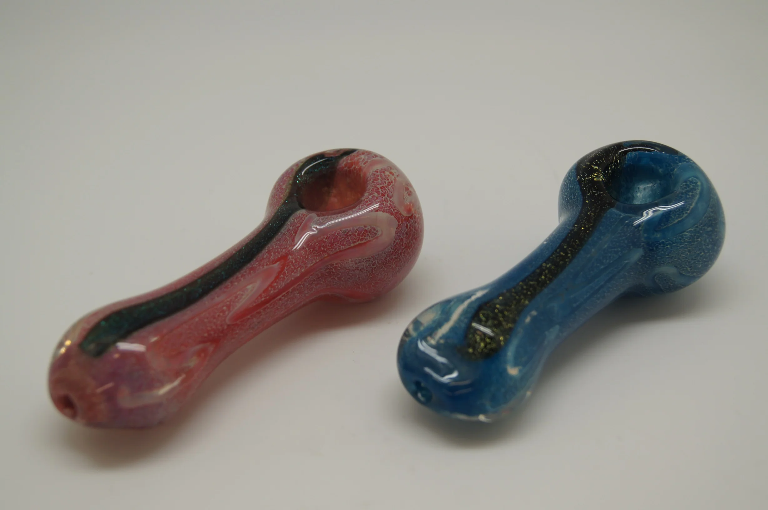 Frit Ghost Fume Dichro Stripe Pipe - Image 3