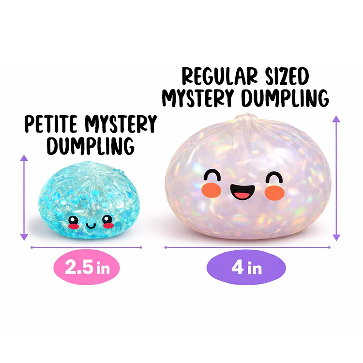 Fun Doh Mystery Dumpling Squishy Toy - Mini 2.5" - Image 2