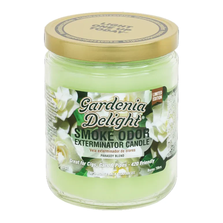 Gardenia Smoke Odor Candle