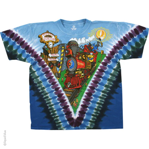 Grateful Dead Casey Jones Tie Dye T-Shirt