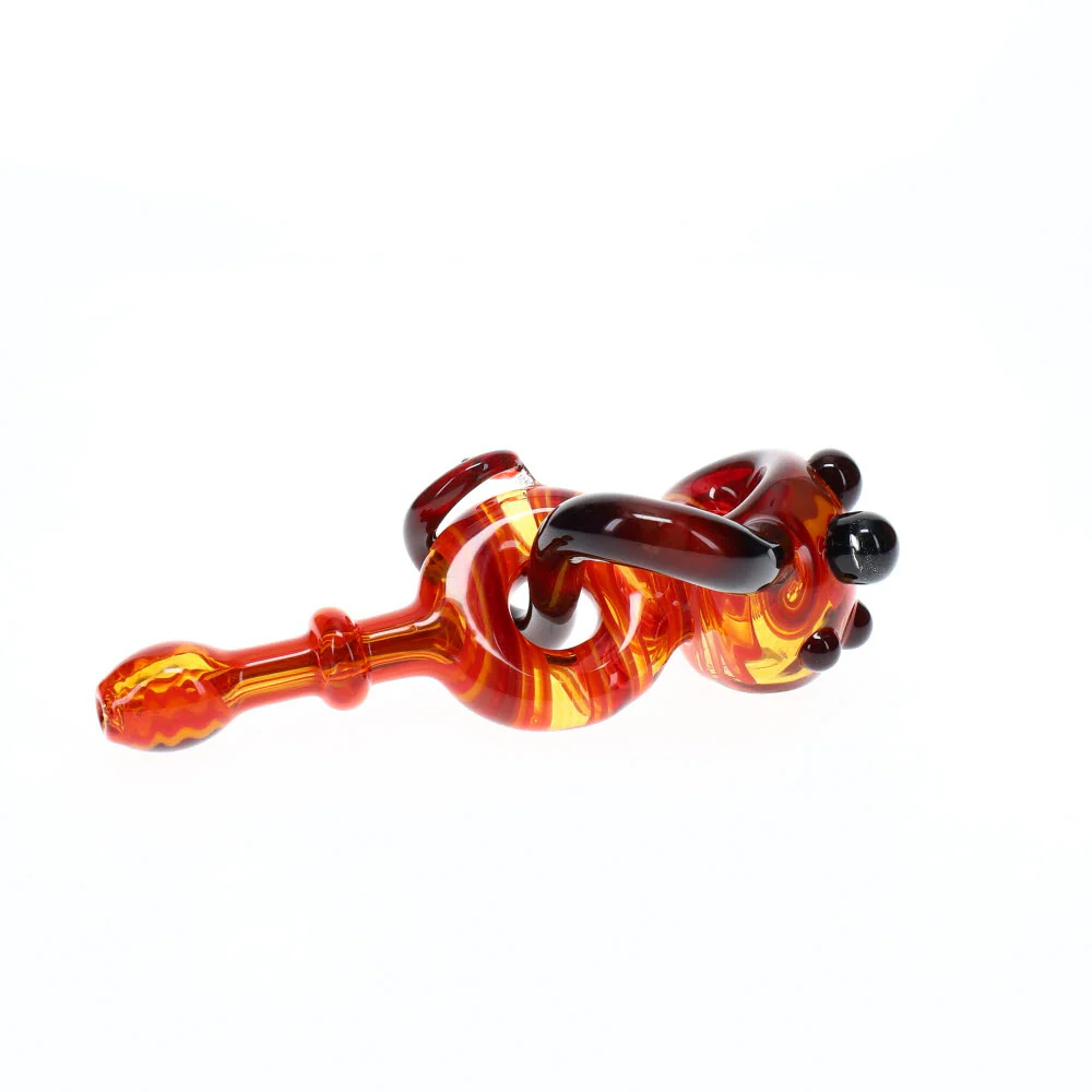 Gladstone Glass Fire Wormhole Spoon - Image 2