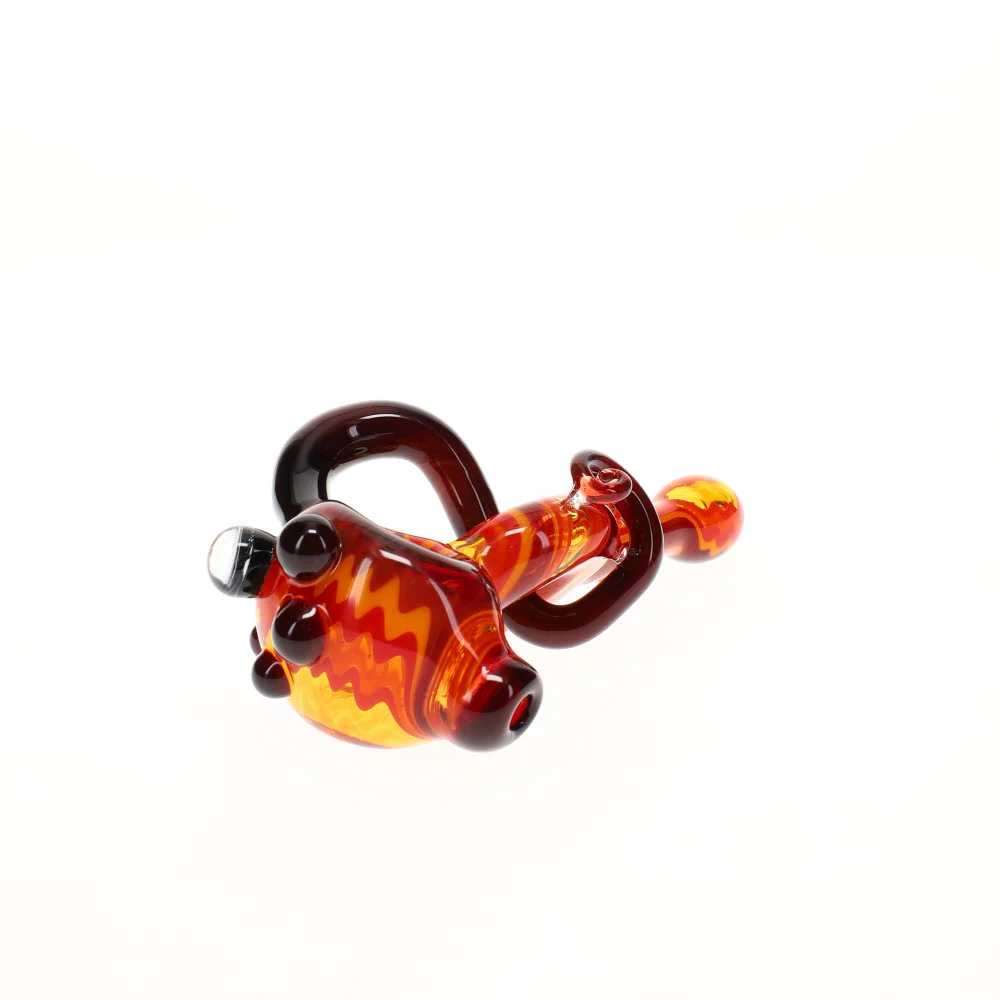Gladstone Glass Fire Wormhole Spoon - Image 3