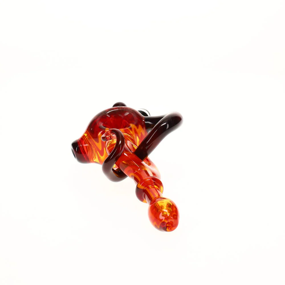 Gladstone Glass Fire Wormhole Spoon - Image 4