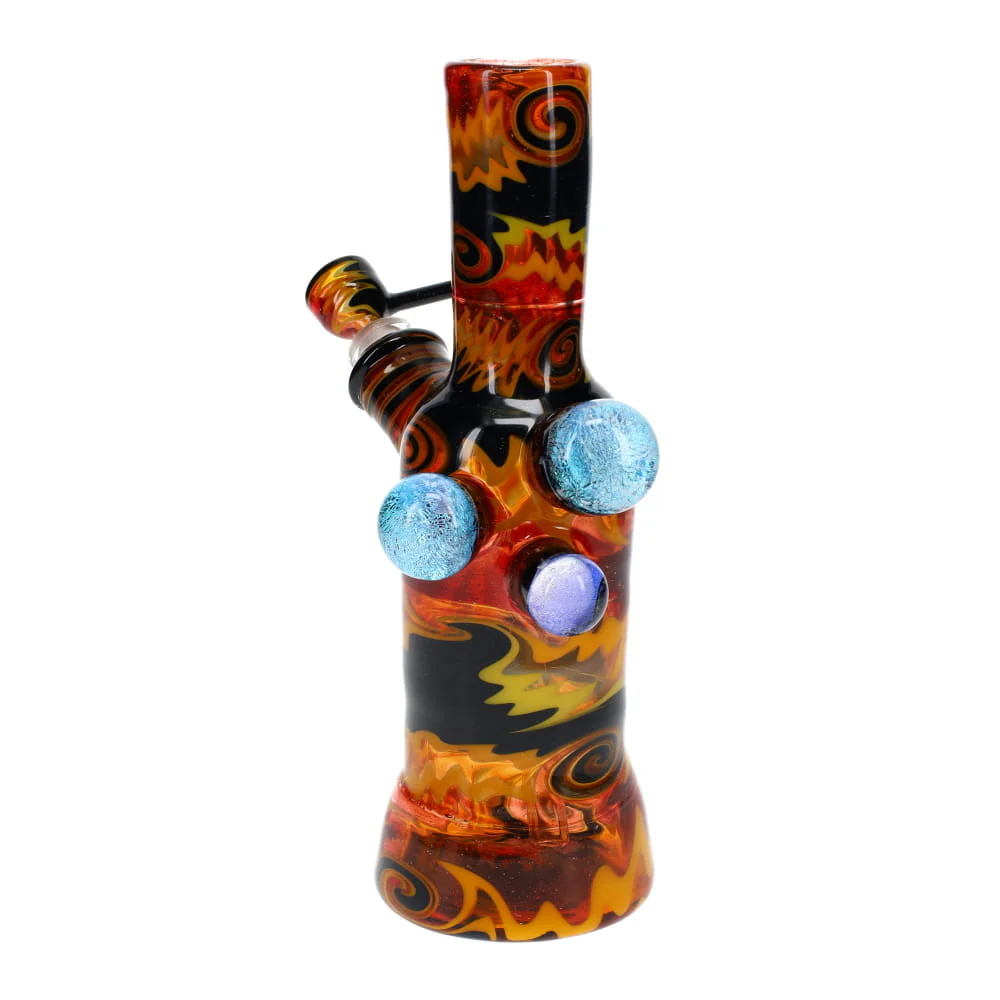 Gladstone Glass Red Yellow & Black Wig Wag Rig - Image 2