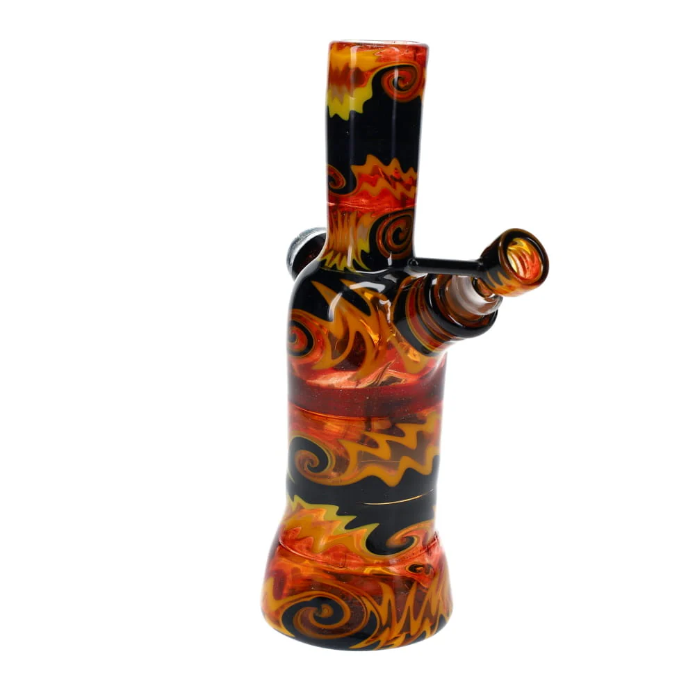 Gladstone Glass Red Yellow & Black Wig Wag Rig - Image 3
