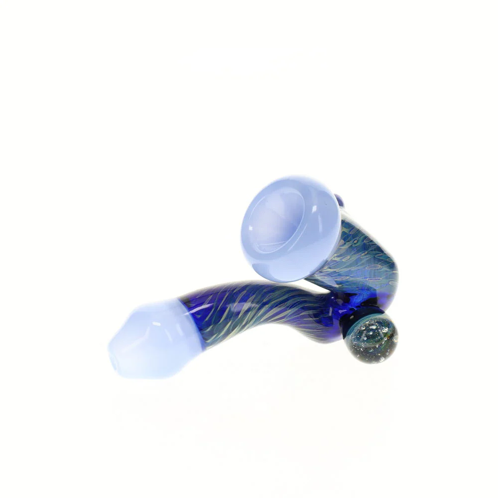 Gladstone Glass X Bryanite Worked Bubbler Set - Image 2