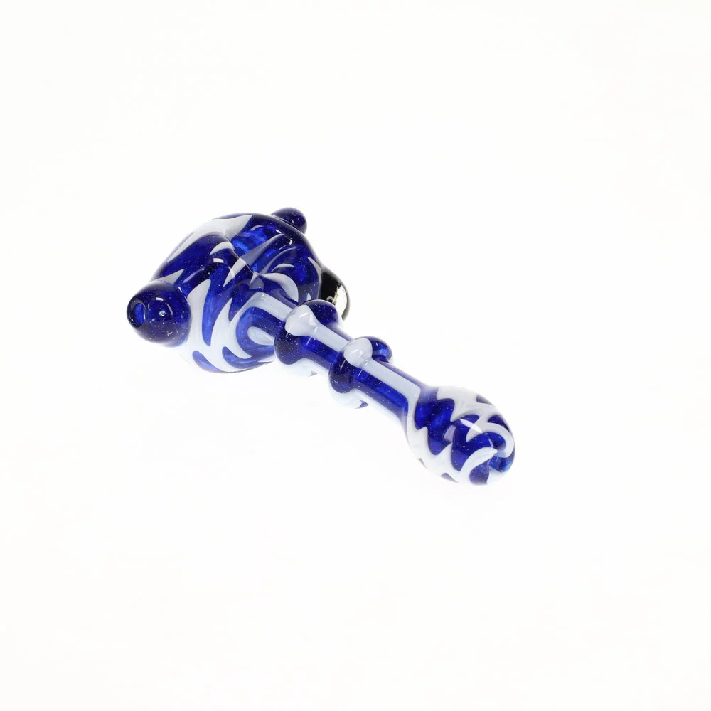 Gladstone Glass Full Color Wig Wag Maria Spoon - Large - Image 4