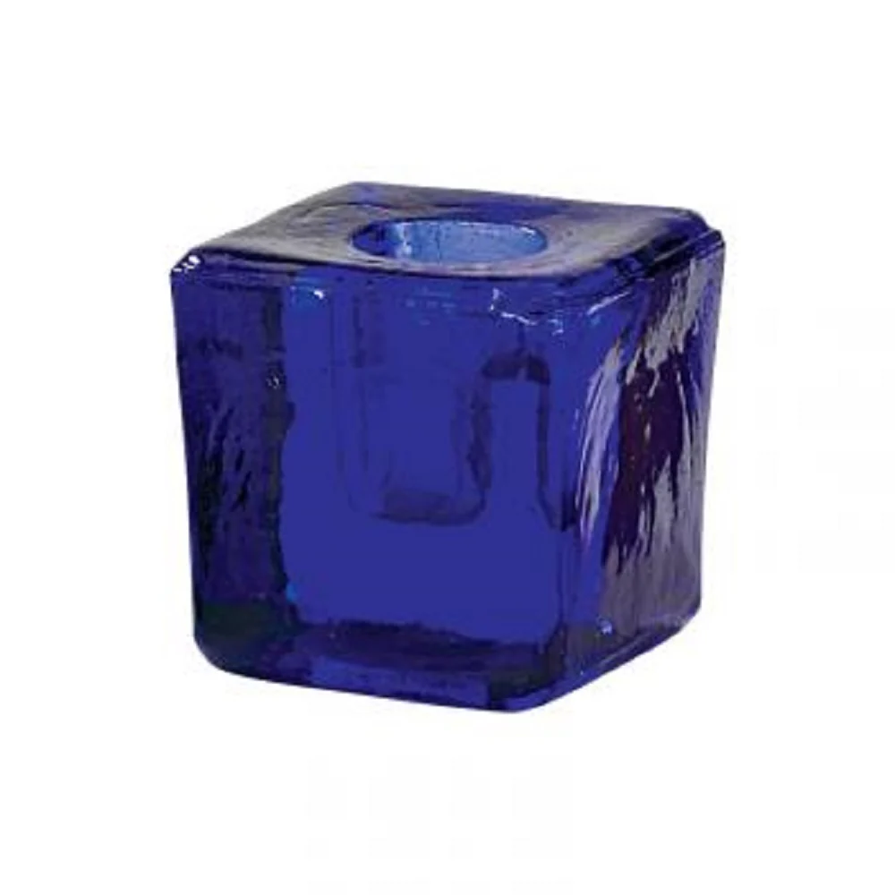 Glass Mini Candle Holder - Assorted Colors