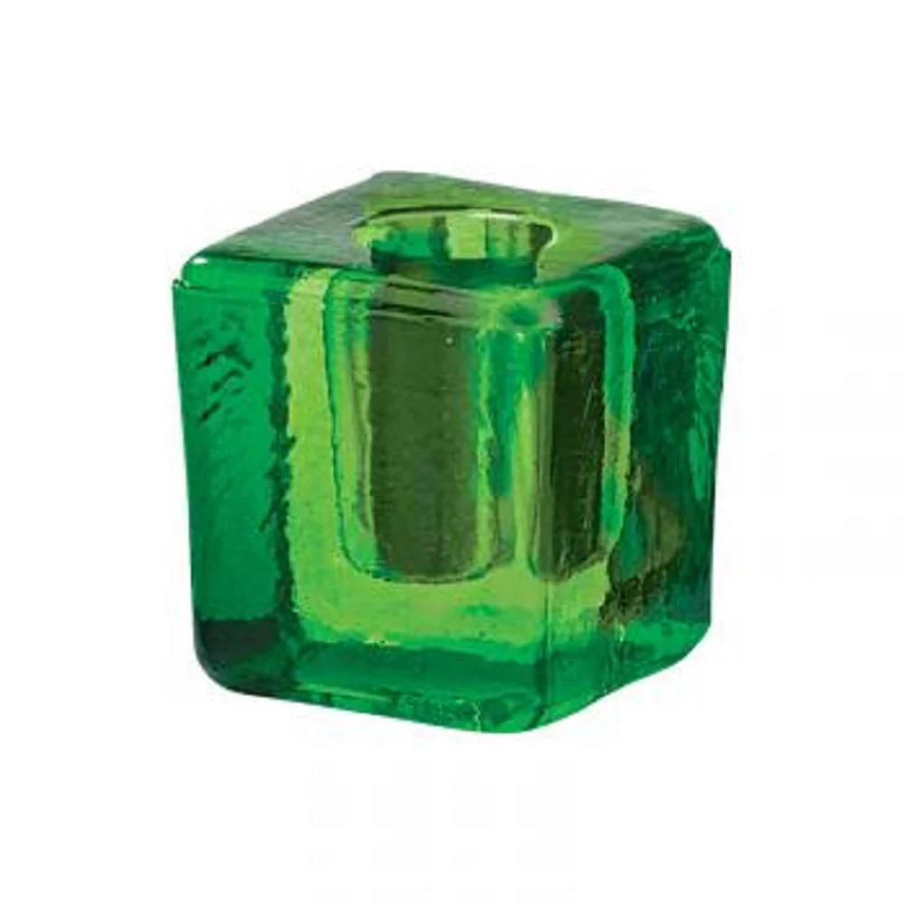 Glass Mini Candle Holder - Assorted Colors - Image 4