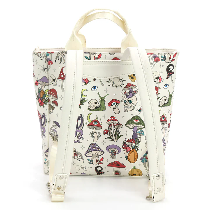 Goth Mushroom Mini Backpack - Image 2