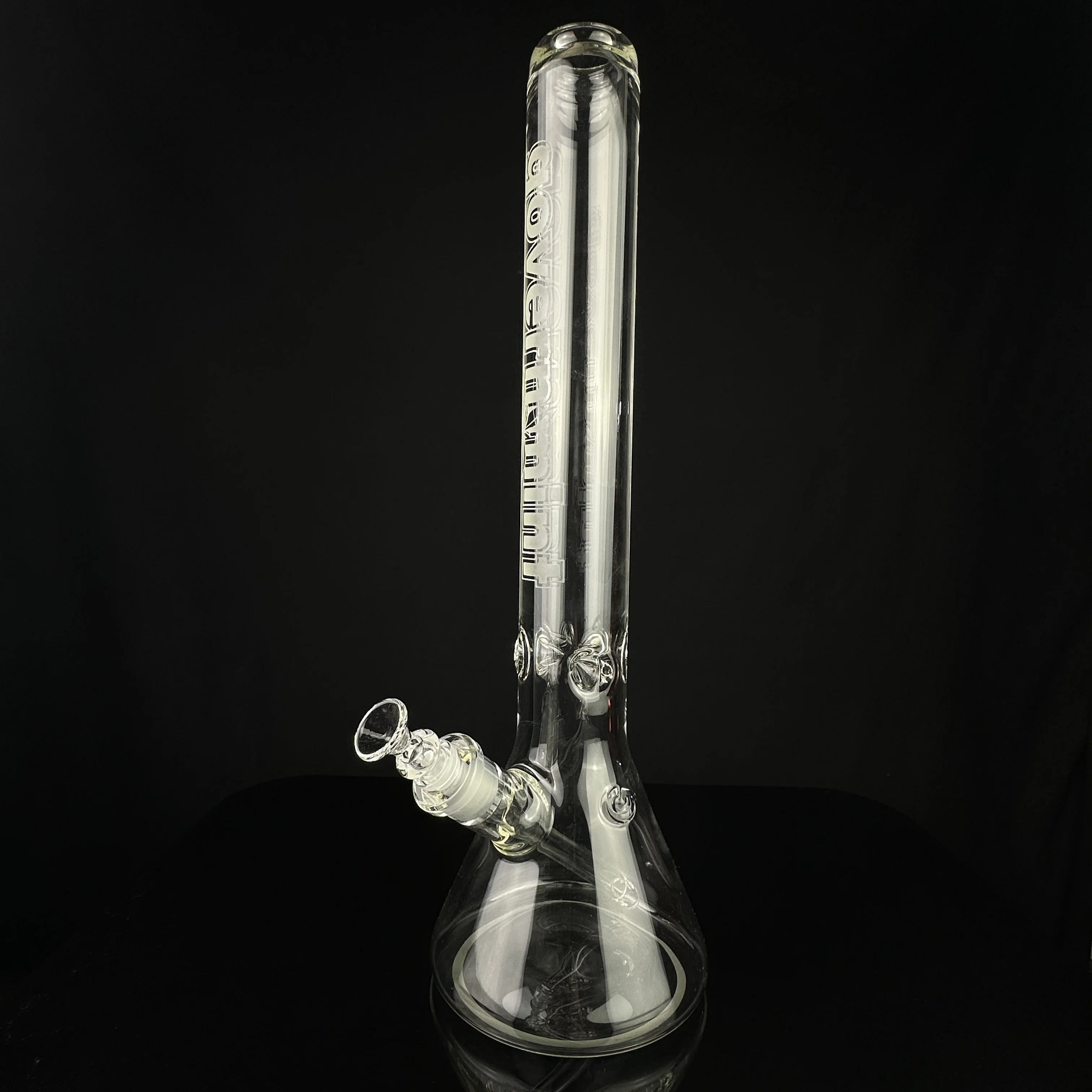 Governmint Glass 20" Clear 60mm Wide 9mm Thick Beaker Water Pipe